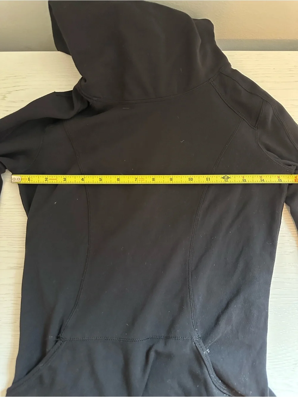 Lululemon Base Runner Hoodie Black Size 4 Rulu Running Pullover Thumbholes